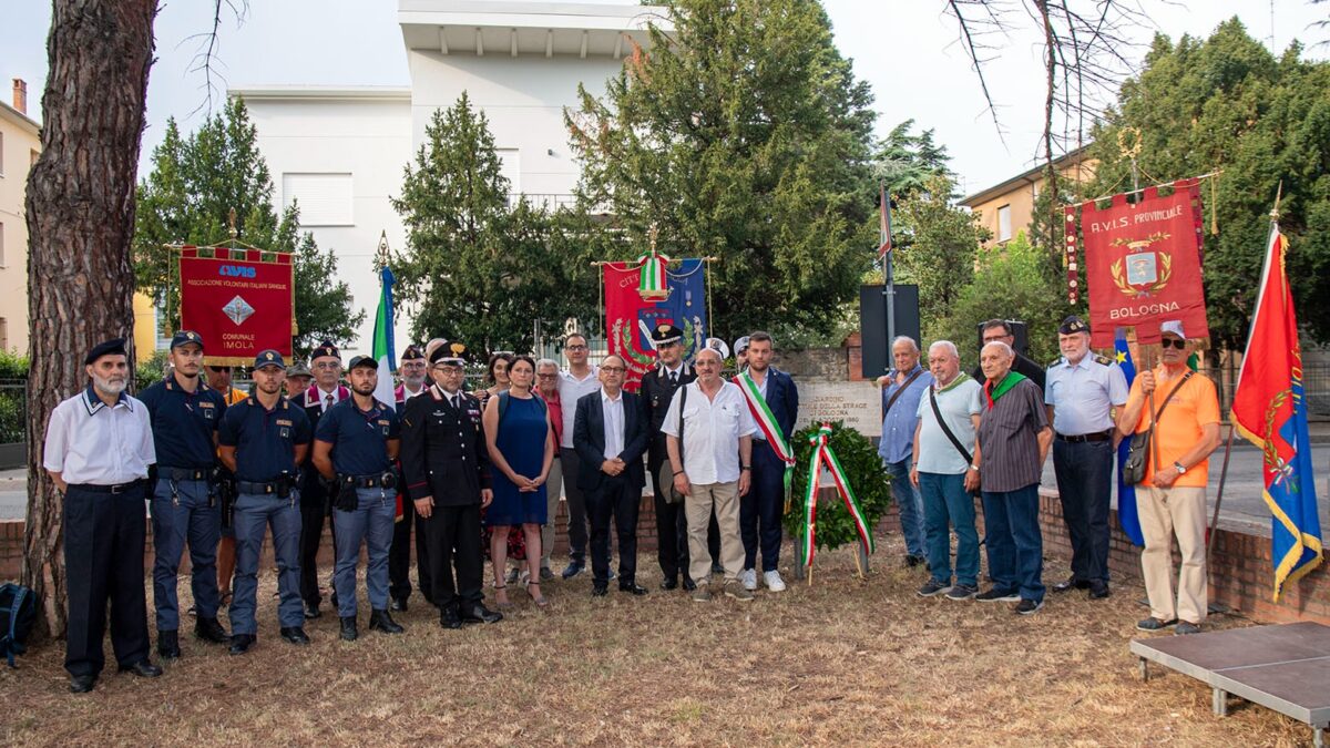 Imola, la commemorazione delle vittime della strage alla stazione di Bologna del 2 agosto 1980