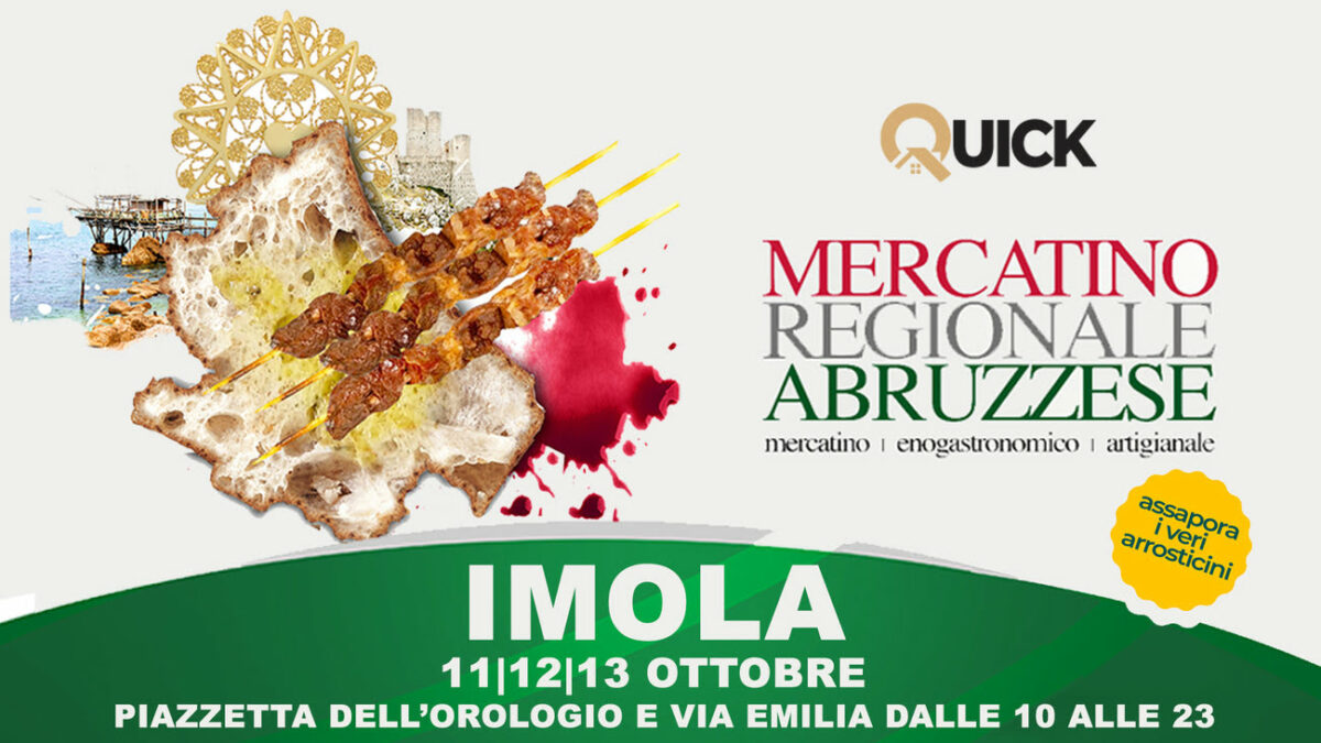 Imola, in centro torna il caratteristico “mercatino regionale Abruzzese”